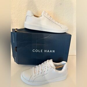 Cole Haan GC Daily Sneaker Men's White Leather Casual Sneakers Size 8.5 NIB